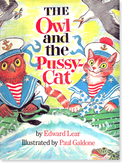 The Owl and the Pussycat by Paul Galdone